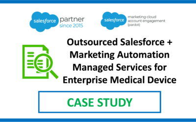 Case Study: A Global Medical Device Company’s Salesforce Admin Team Couldn’t Find or Train the Marketing Automation Help They Needed. They Hired Gabriel Sales Instead.